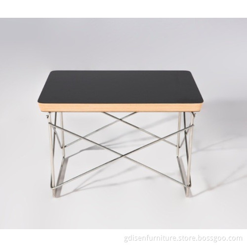 Eames Wire Base Table by Stainless Steel